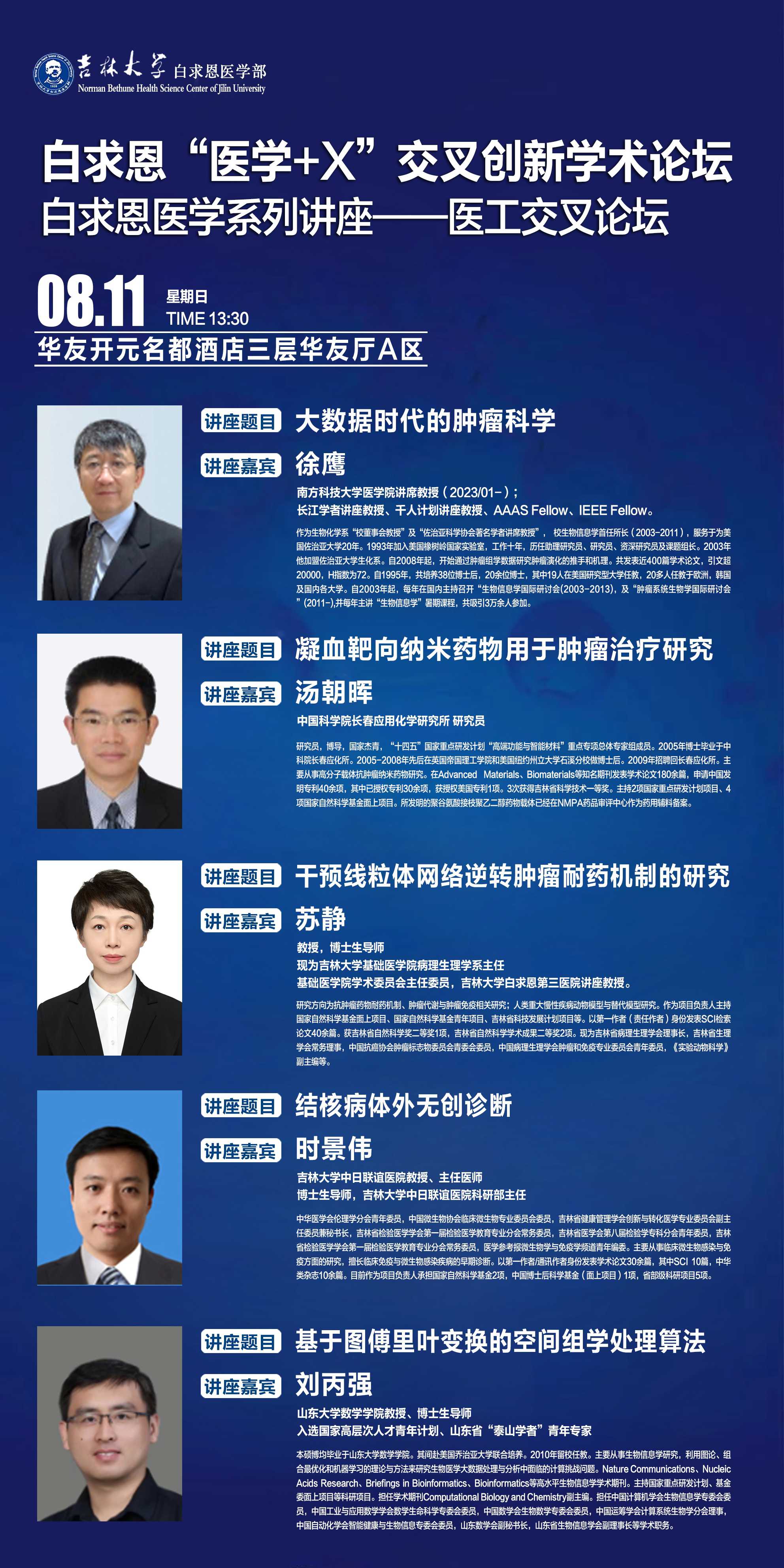 去年的吉林大学白求恩“医学+X”交叉创新学术论坛你了解吗